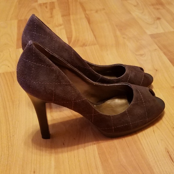 BCBG | brown peep toes - Picture 3 of 6